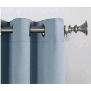 ⚡️ Lichtenberg 54 x54 Grommet Top Room Darkening Curtain one Panel Vintage ⚡Blue